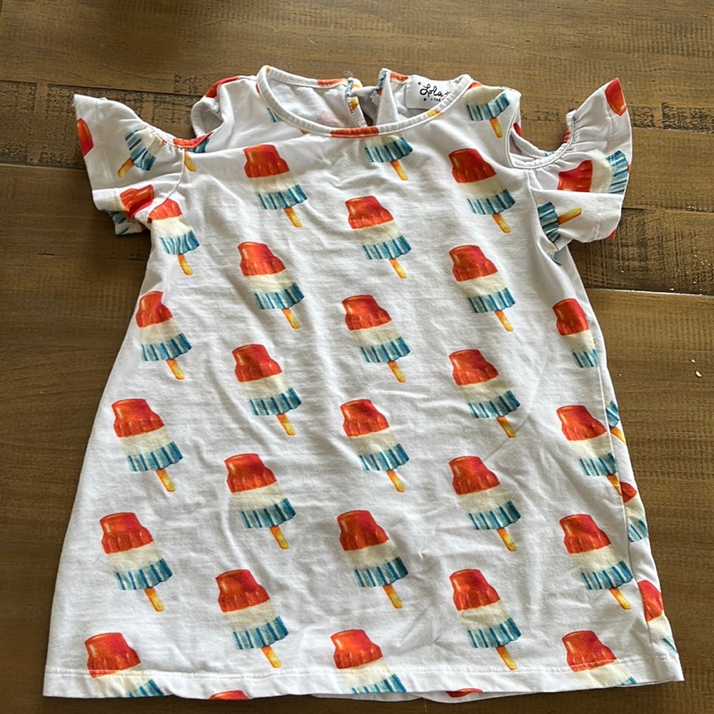 Lola and the boys Summer bomb pop dress 4T
